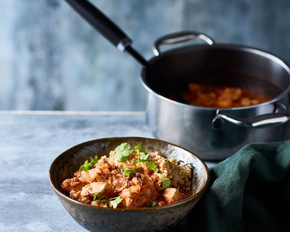Opskrift på Rogan Josh med kylling