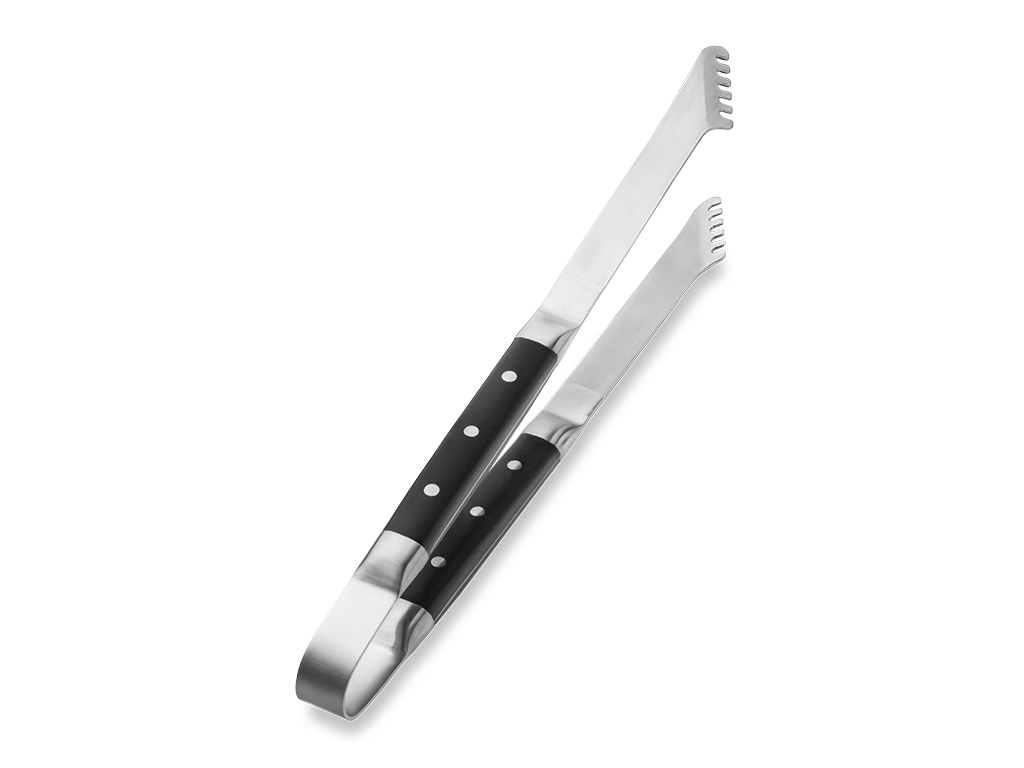 STAINLESS STEEL BBQ TONGS - 1