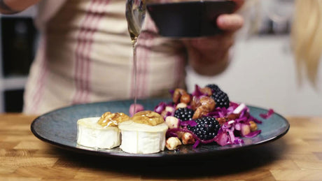 Inspiration - Salad with grilled goat cheese