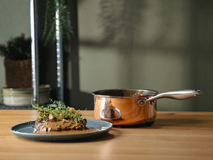 COPPER HYBRID NON-STICK SAUCE POT 18 CM - 3