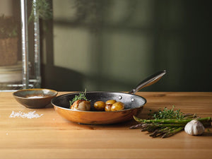 COPPER HYBRID NON-STICK FRYING PAN SET - 3 PCS - 3