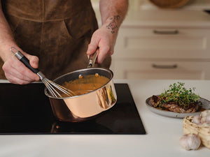 COPPER HYBRID NON-STICK SAUCE POT 18 CM - 5