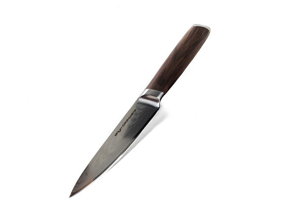 Damascus utility knife 13 cm