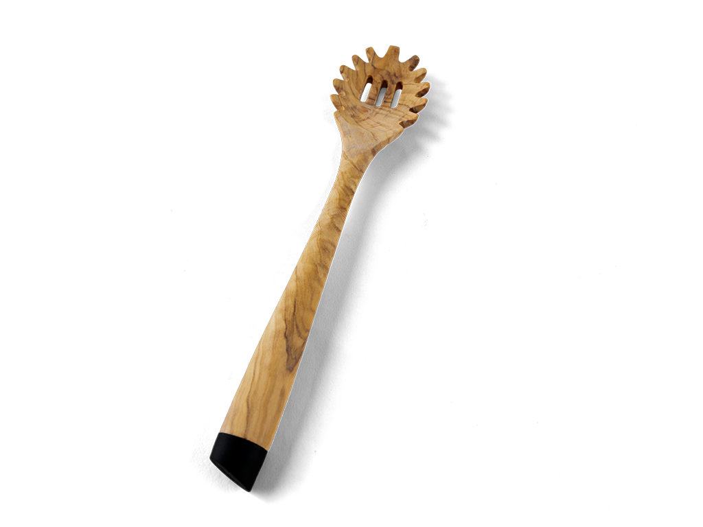 Olive wood pasta spoon
