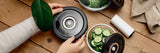 ROUND VACUUM GLASS CONTAINER – 635ML
