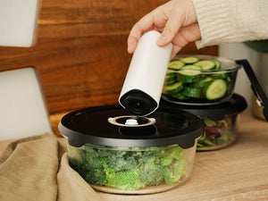 ROUND VACUUM GLASS CONTAINER – 930ML - 2