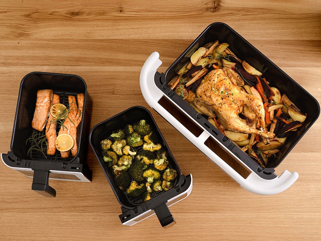 AIRFRYER – DUAL – COMPLETE SET - 14