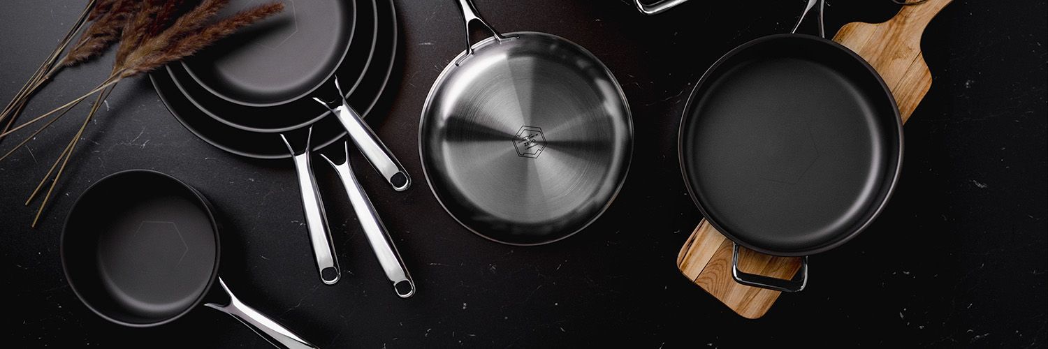 ZERO – NATURAL NON-STICK FRYING PAN SET – 2PCS