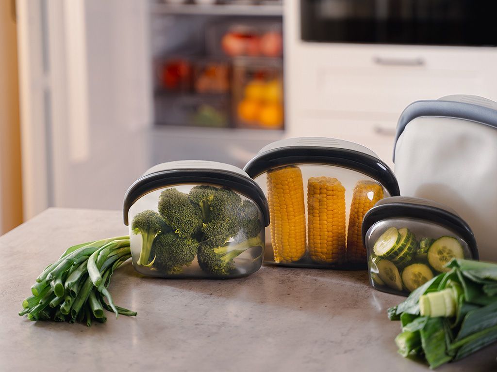 SILICONE STORAGE BAG 1000ML- 3PC - 4