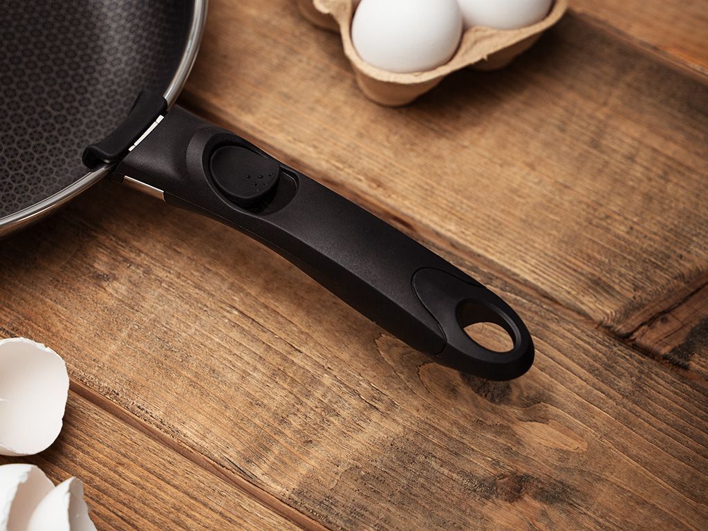 FRYING PAN WITH DETACHABLE HANDLE 30CM SET - 3