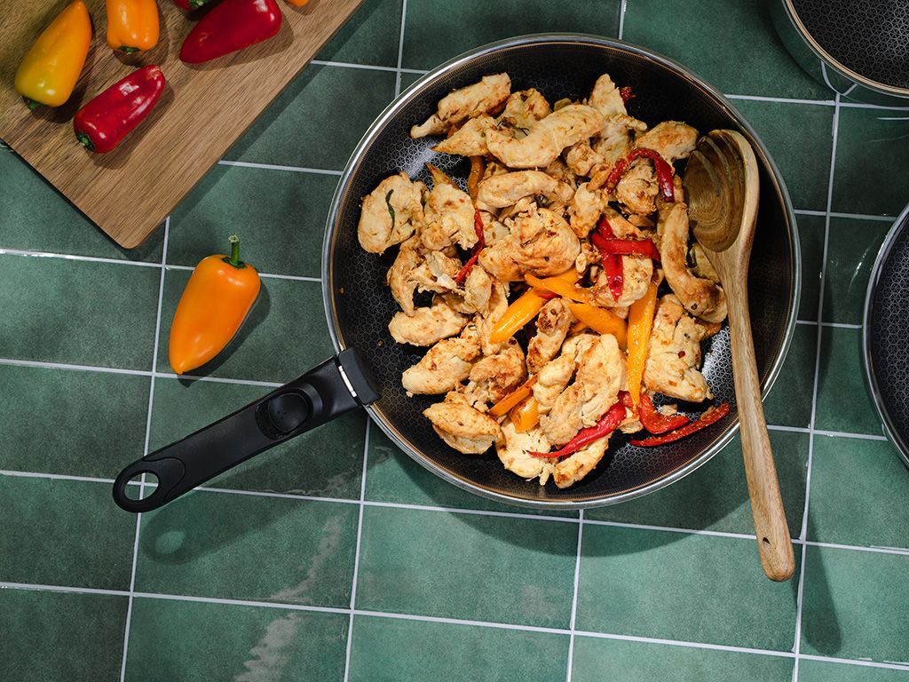 FRYING PAN WITH DETACHABLE HANDLE 30CM SET - 2