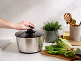 STAINLESS STEEL SALAD SPINNER