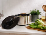STAINLESS STEEL SALAD SPINNER