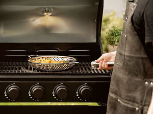 BBQ GRILL PAN WITH DETACHABLE HANDLE 28CM - 8
