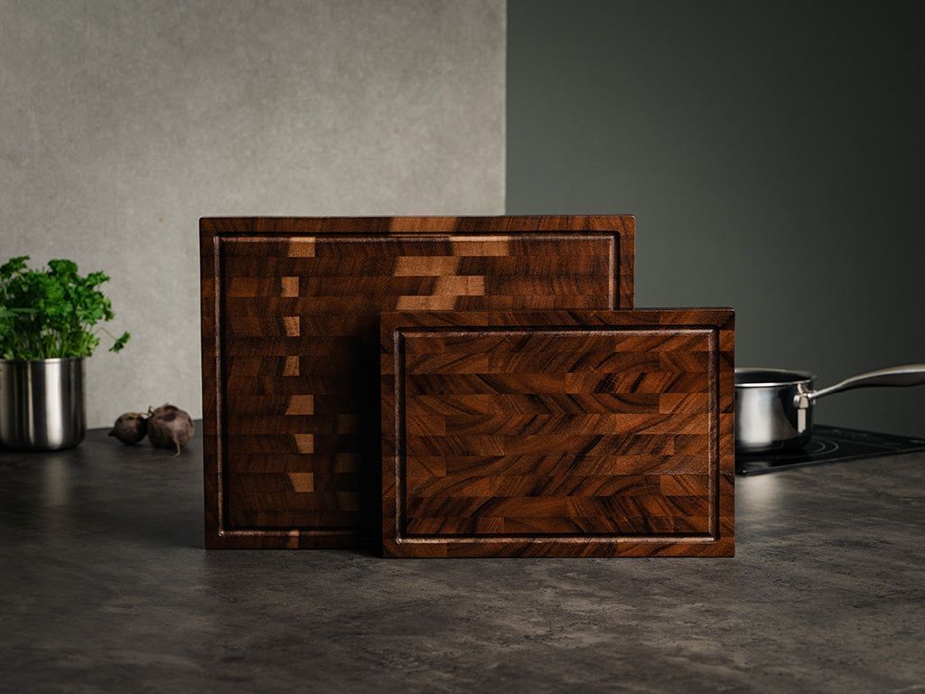 WALNUT CUTTING BOARD – PREMIUM SET - 7