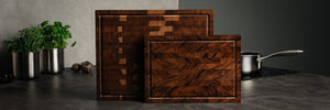 WALNUT CUTTING BOARD – ESSENTIAL SET - 10