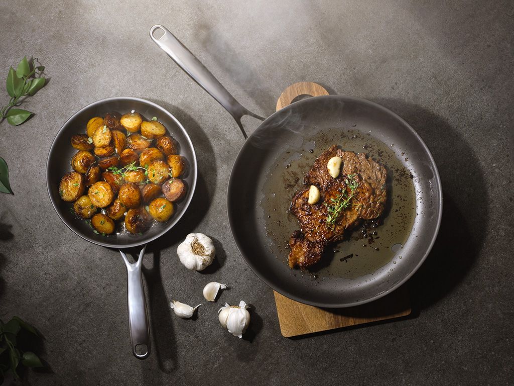 ZERO – NATURAL NON-STICK FRYING PAN SET – 5PCS - 3