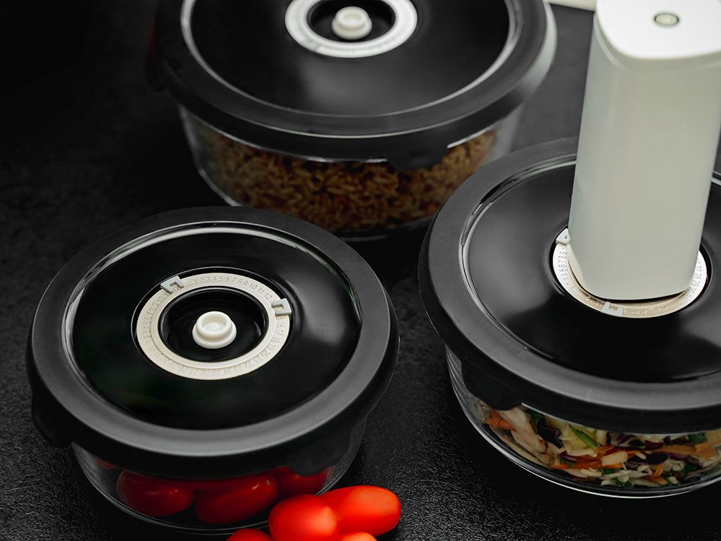 ROUND VACUUM GLASS CONTAINER – 930ML - 7