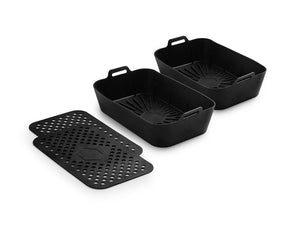 AIR FRYER LINER AND MATS 3-PACK – DUAL - 1