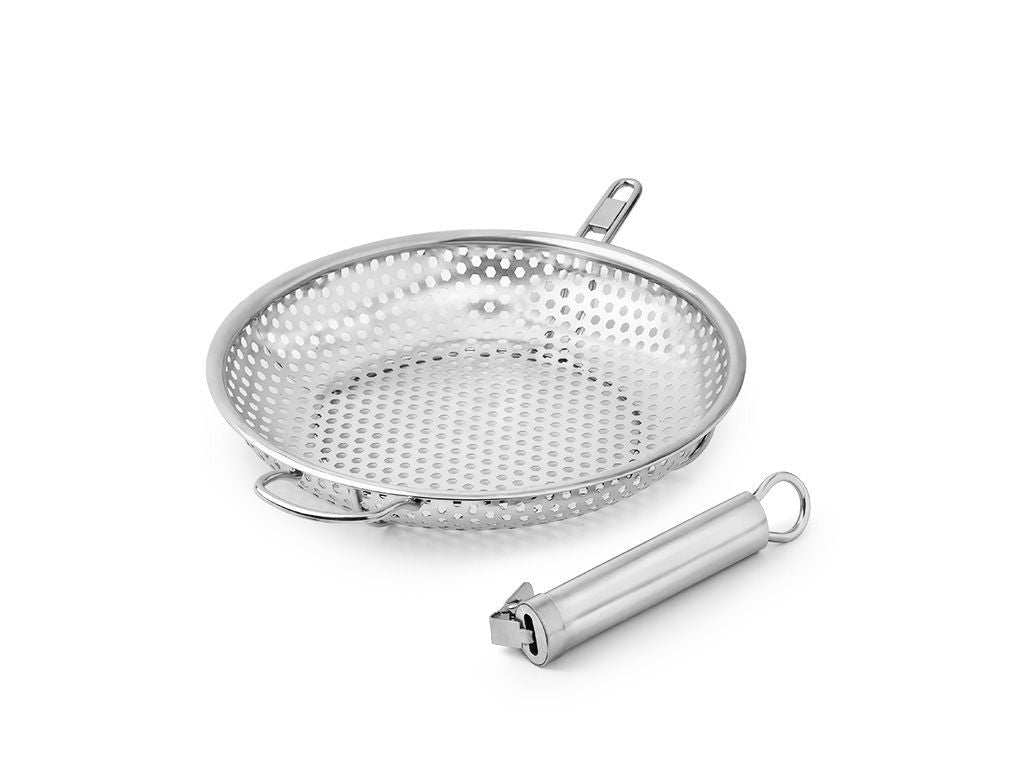 BBQ GRILL PAN WITH DETACHABLE HANDLE 28CM - 3