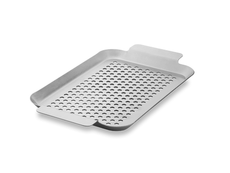 STAINLESS STEEL BBQ TRAY 33×18 CM - 1