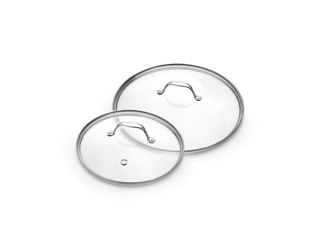 GLASS LID SET 24/28 CM – 2 PIECES - 1