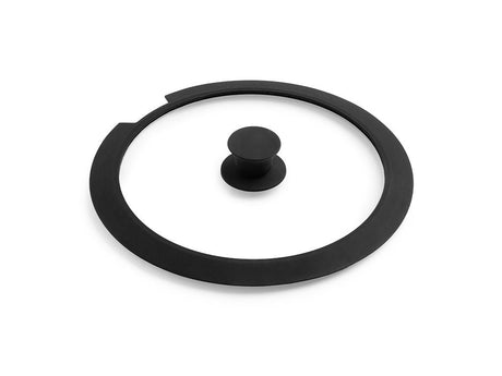HANDLELESS GLASS LID – 24CM - 1