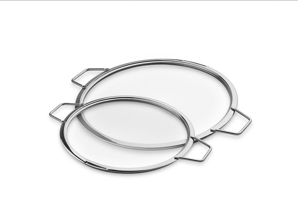 STABELBARE GLASLÅG – 24/ 30 CM – 2 DELE - 1