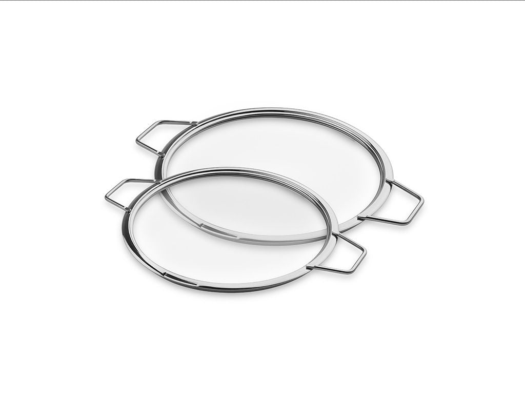 STABELBARE GLASLÅG – 20/ 24 CM – 2 DELE - 1