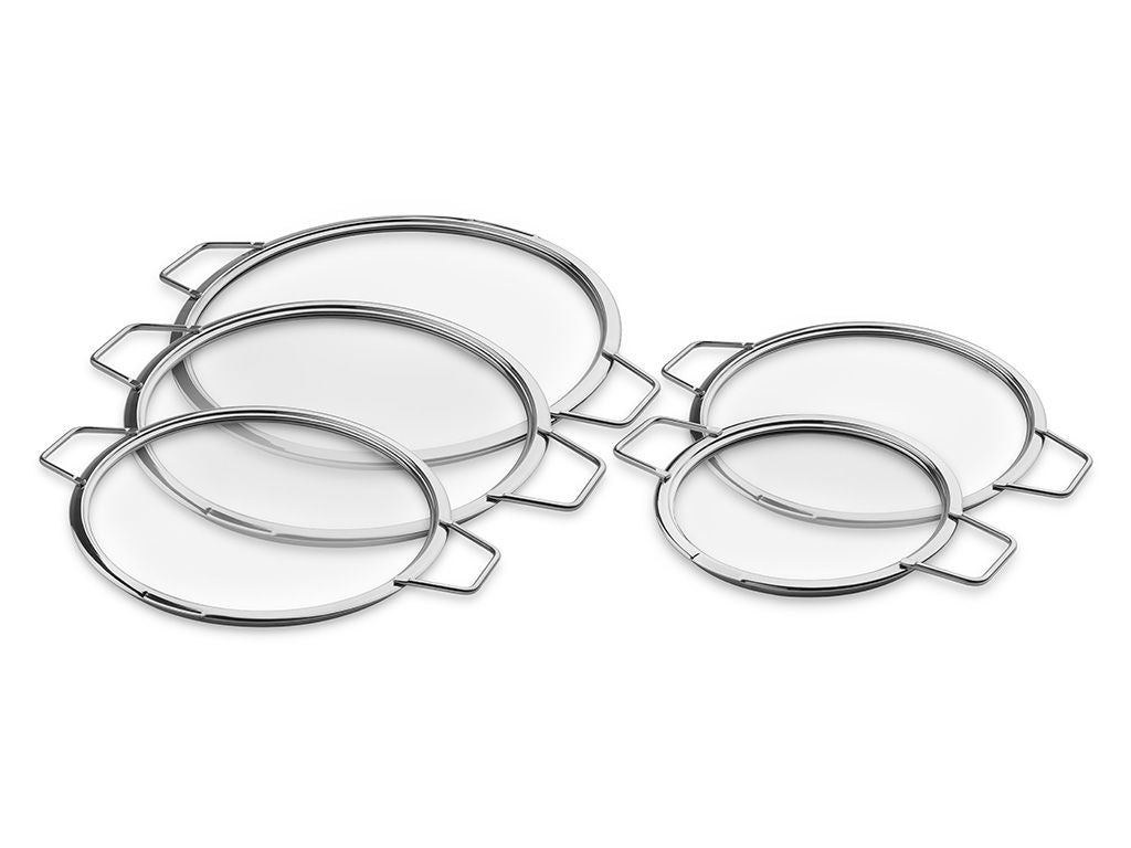 STABELBARE GLASLÅG – 18/ 24/ 26/ 28/ 30 CM – 5 DELE - 1