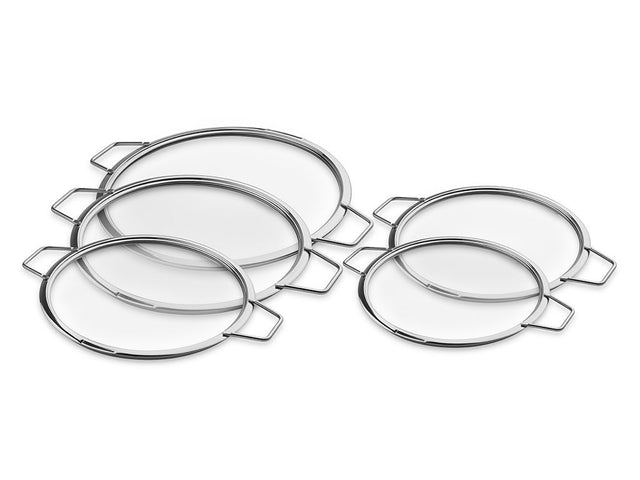 STACKABLE GLASS LIDS – 20/24/26/28/30 CM – 5 PCS - 1