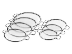 STACKABLE GLASS LIDS – 18/20/24/26/28/30/32 CM – 7 PCS - 1