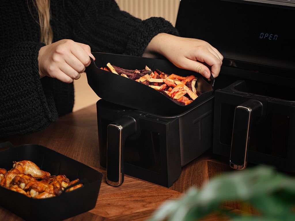 AIR FRYER LINER AND MATS 3-PACK – DUAL - 4