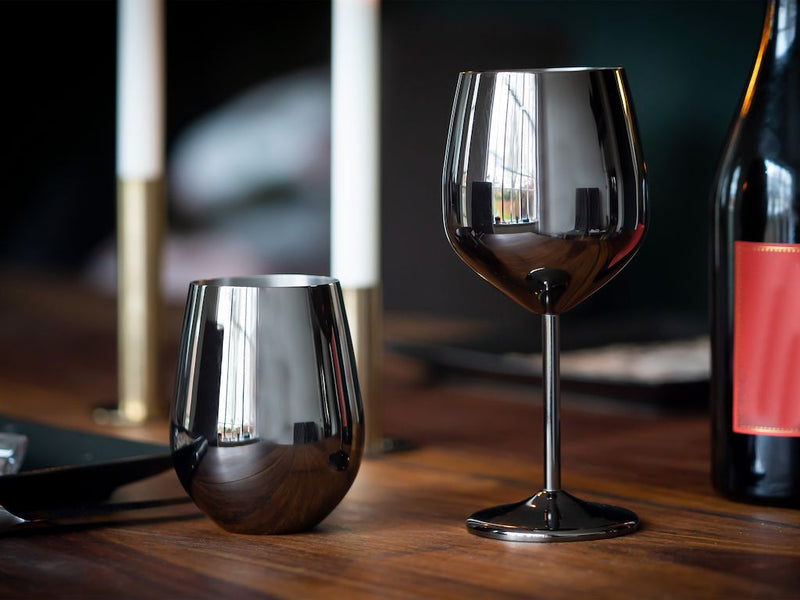 STAINLESS STEEL WINE GLASS