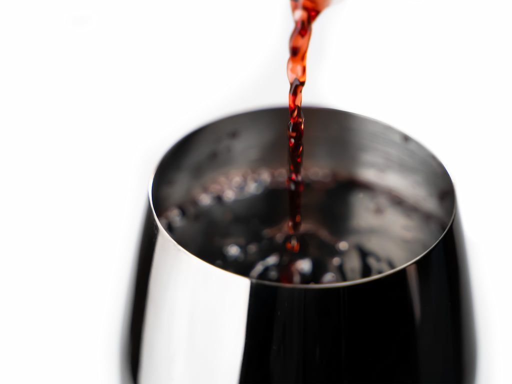 STAINLESS STEEL WINE GLASS SET 4-PC - 3