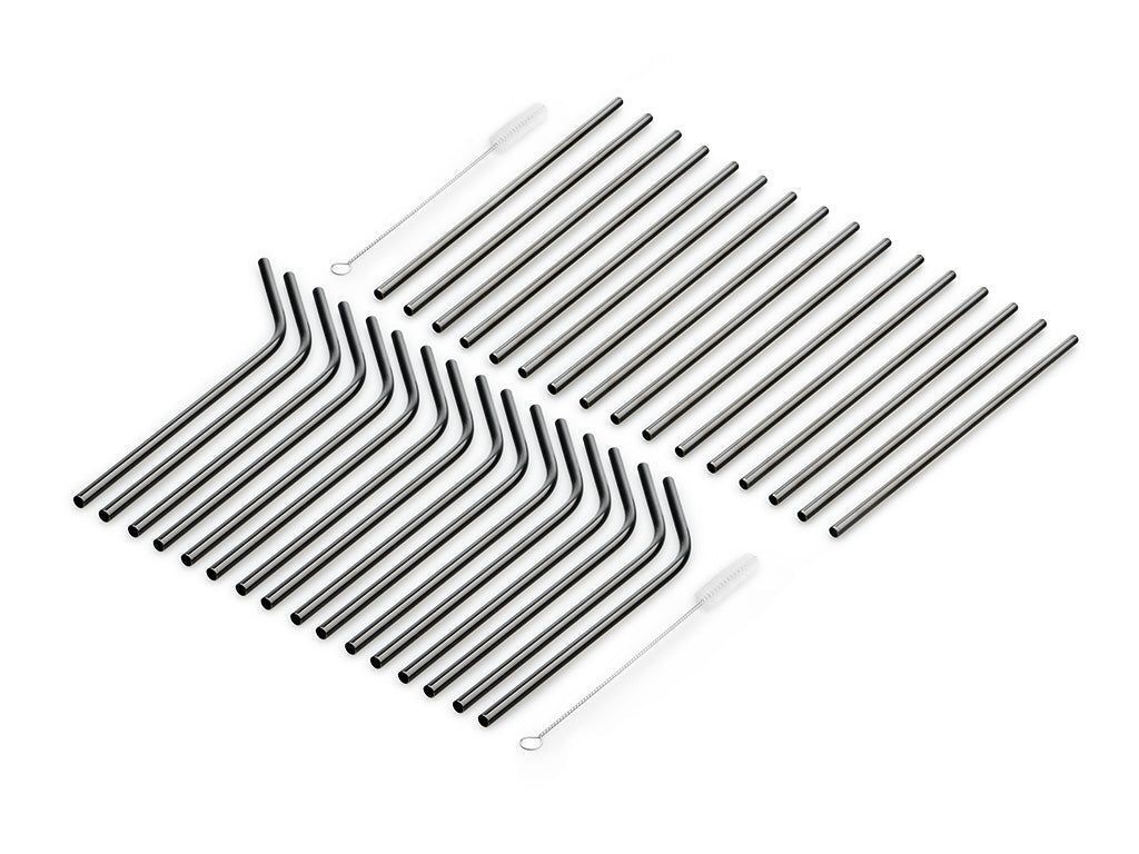 REUSABLE STEEL STRAWS - PARTY BUNDLE - 1