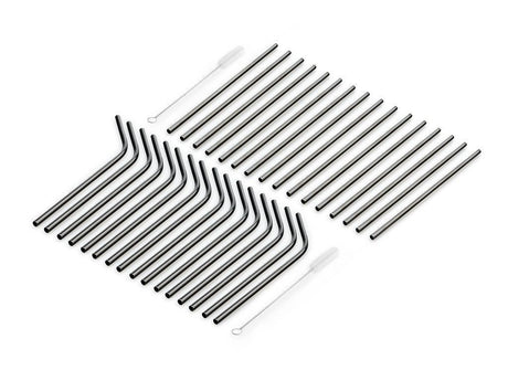 REUSABLE STEEL STRAWS - PARTY BUNDLE - 1
