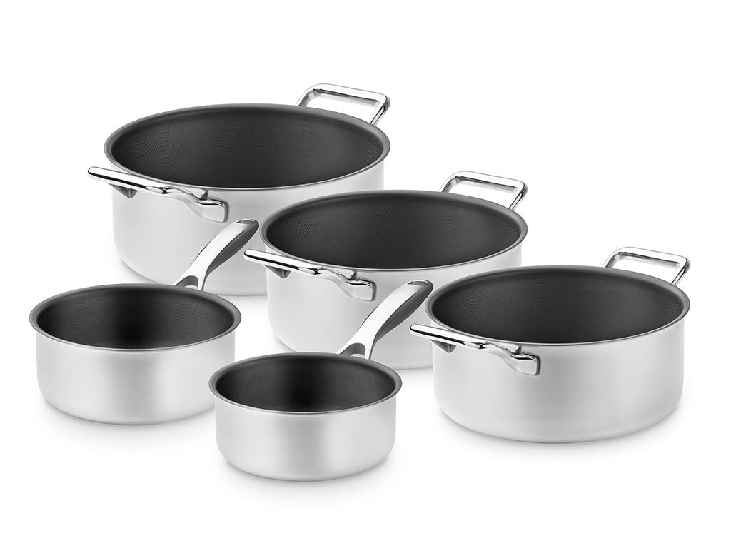 ZERO – NATURAL NON-STICK COOKING POT SET – 5PCS - 1