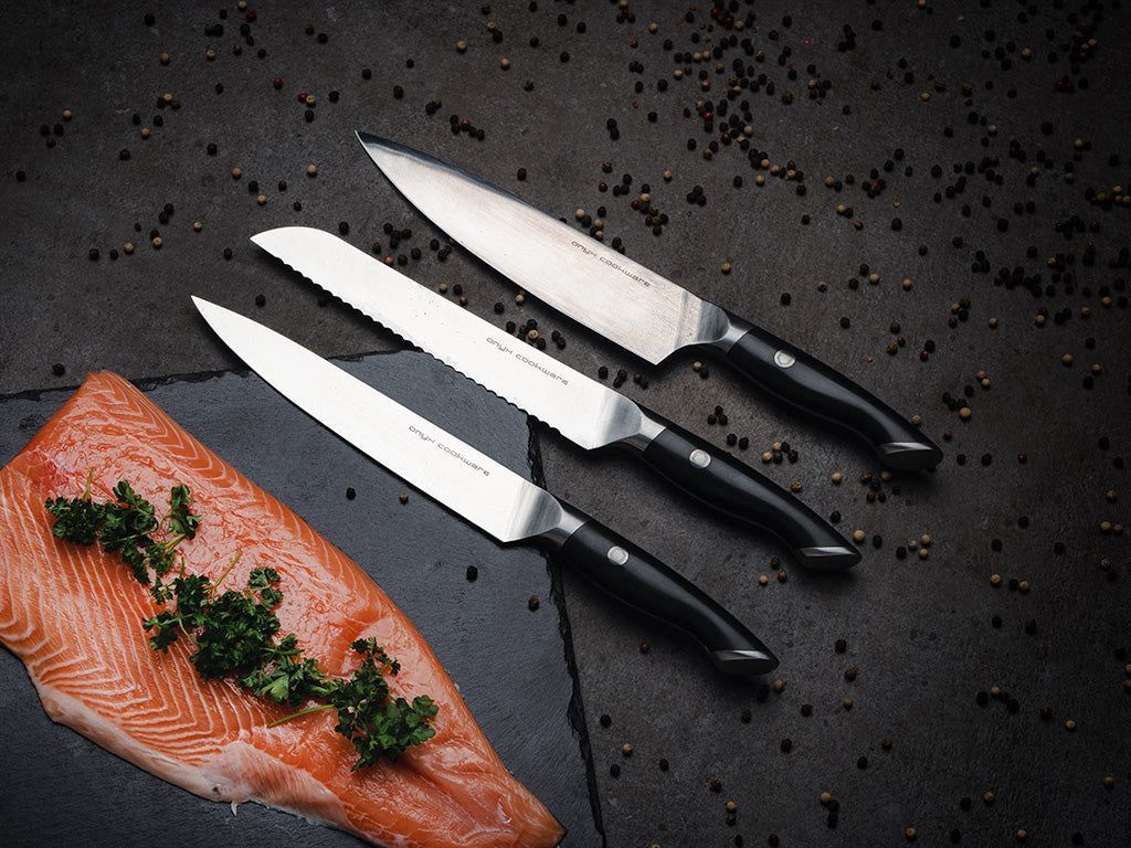 3-PCS CHEF-BREAD-SLICE KNIFE SET - 2