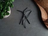 REUSABLE STEEL STRAWS - CURVED