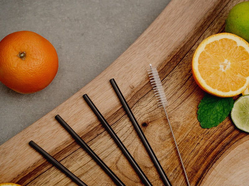REUSABLE STEEL STRAWS - STRAIGHT