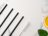 REUSABLE STEEL STRAWS - STRAIGHT