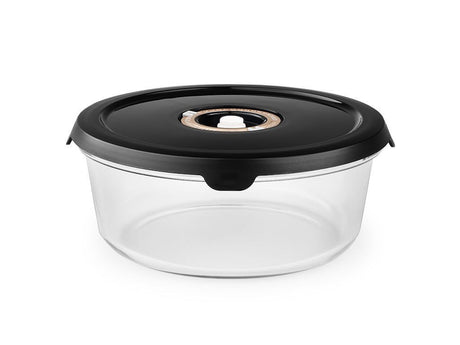 ROUND VACUUM GLASS CONTAINER – 1400ML - 1