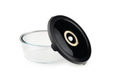 ROUND VACUUM GLASS CONTAINER – 1400ML