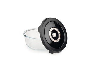 ROUND VACUUM GLASS CONTAINER – 635ML - 3
