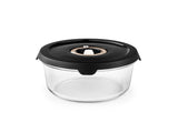 ROUND VACUUM GLASS CONTAINER – 930ML