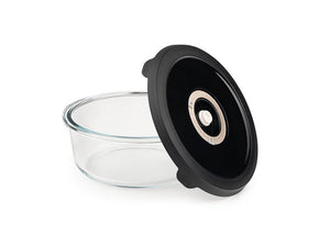 ROUND VACUUM GLASS CONTAINER – 930ML - 3