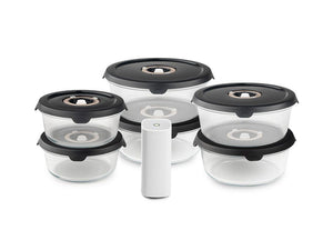 ROUND VACUUM GLASS MIX SET – 6PC - 1